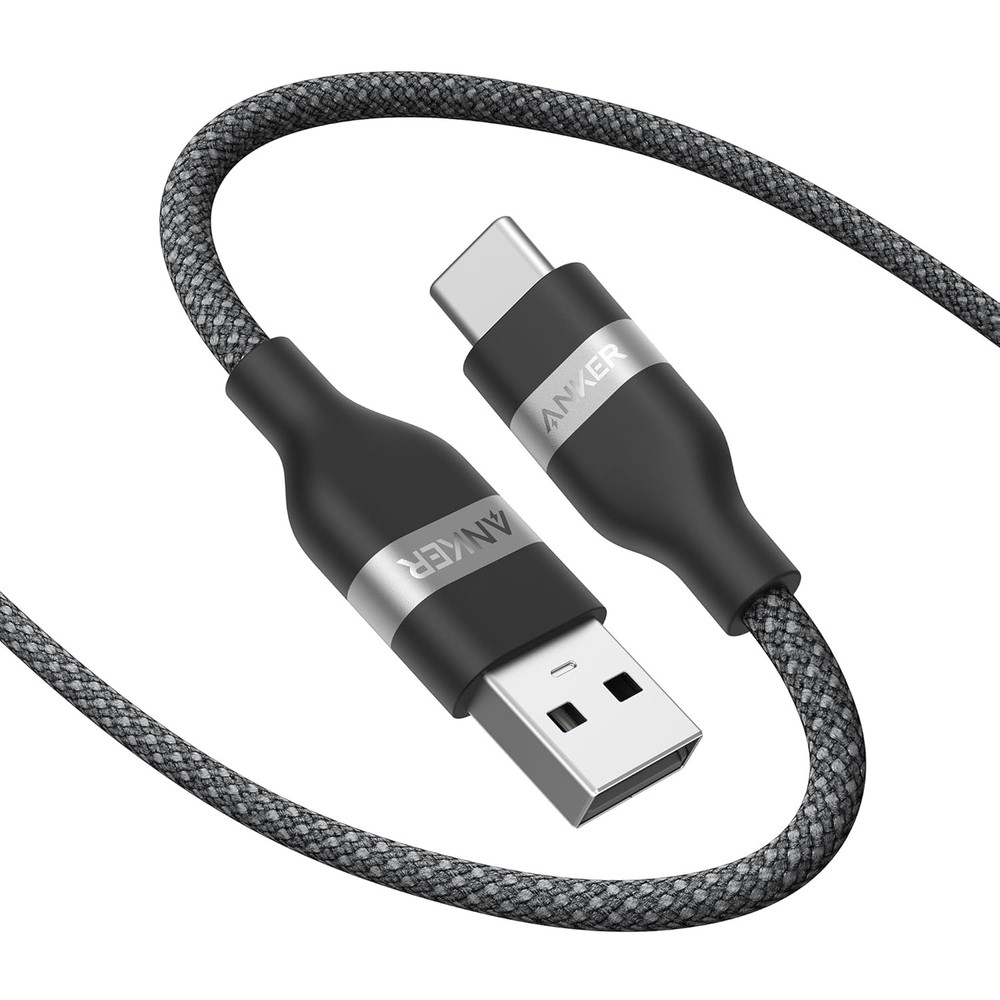 6FT Black USB A to USB C Fast Charging Cable for iPhone 17, Samsung Note20