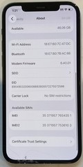 CRACKED DIGITIZER, GSM UNLOCKED iPhone 12, 64GB A2172 MGEF3LL/A FOR REPAIR 26.3