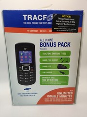 SAMSUNG T105G TRACFONE CELLULAR PHONE BONUS PACK OPEN BOX