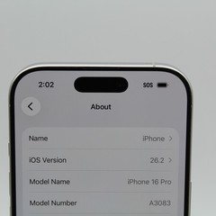 Apple iPhone 16 Pro A3083 256GB Fair Condition | White | AT&T ONLY