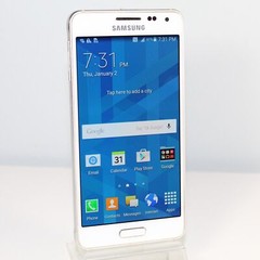 Samsung Galaxy Alpha SM-G850 Unlocked 4G LTE Smartphone White 32GB excellent US