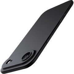 Ultra-Thin Slim Case for iPhone 17 Air, Matte Black, Lightweight, Lens Protectio