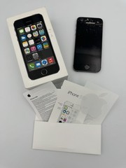 Used Apple iPhone 5s – 16 GB – Silver Box Manual Stickers FOR PARTS