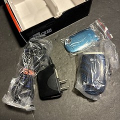 LG VX3300 Verizon Wireless Flip BLACK BLUE Faceplate Cell Phone BRAND NEW #R71