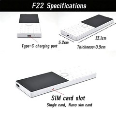 QIN F22 MINI Android 11 Slim Smartphone Cell Phone Keyboard Lightweight Mobile
