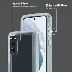 Voyager Series Case for Samsung – Holster – 18 ft Drop Protection – Clear