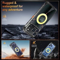 Rugged Smartphone 17 Pro Max 5G 10+256GB Unlocked Cell Phone Dual SIM Mobile NFC