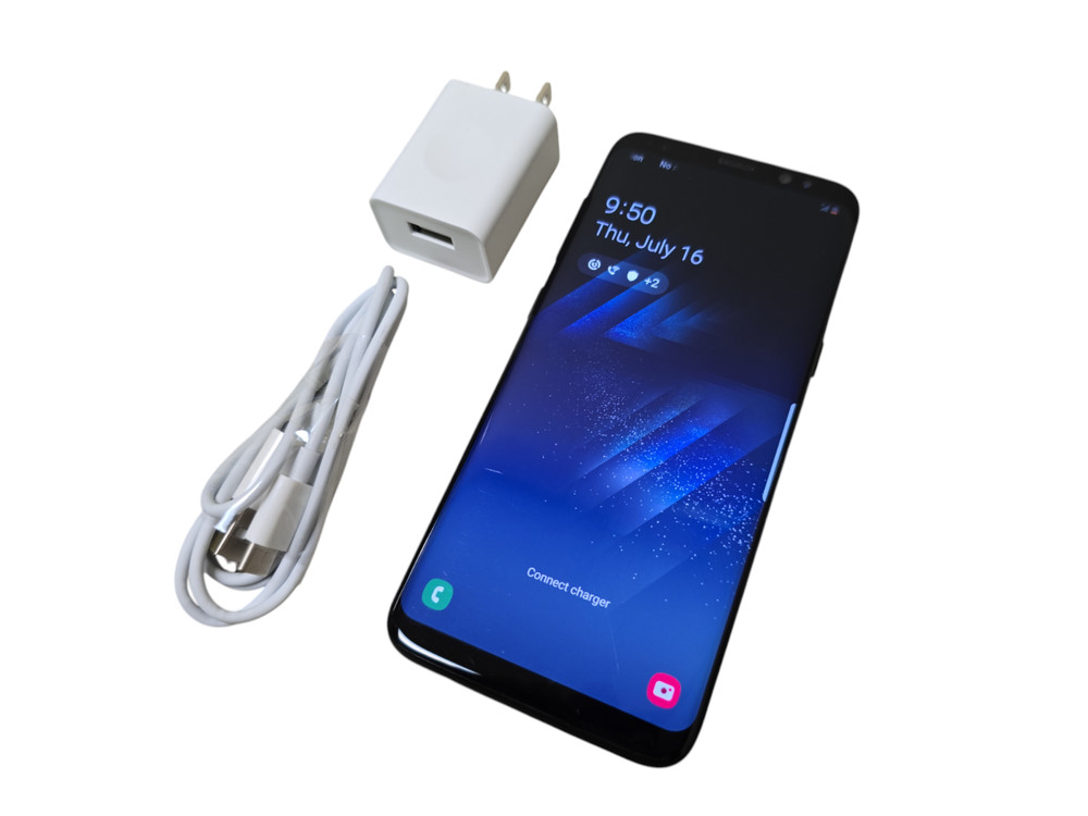 Samsung Galaxy S8 SM-G950U Black 64GB Verizon Reset Grade A Tested Good