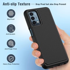 Shockproof Non Slip Case for OnePlus Nord N200 5G 6.49 Inch Heavy Duty Protectio