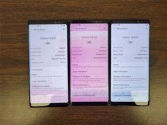 Lot of 3 Samsung Galaxy Note8 SM-N950U 64GB Black Unlocked **Read**
