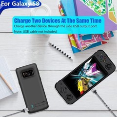 For Galaxy S9 6000mAh Rechargeable Portable Charger Case Extended Battery Pack