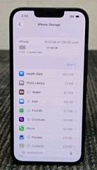 Apple MD0D4LL/A iPhone 16e 128G 6.1″ Cricket Wireless Smartphone – Black