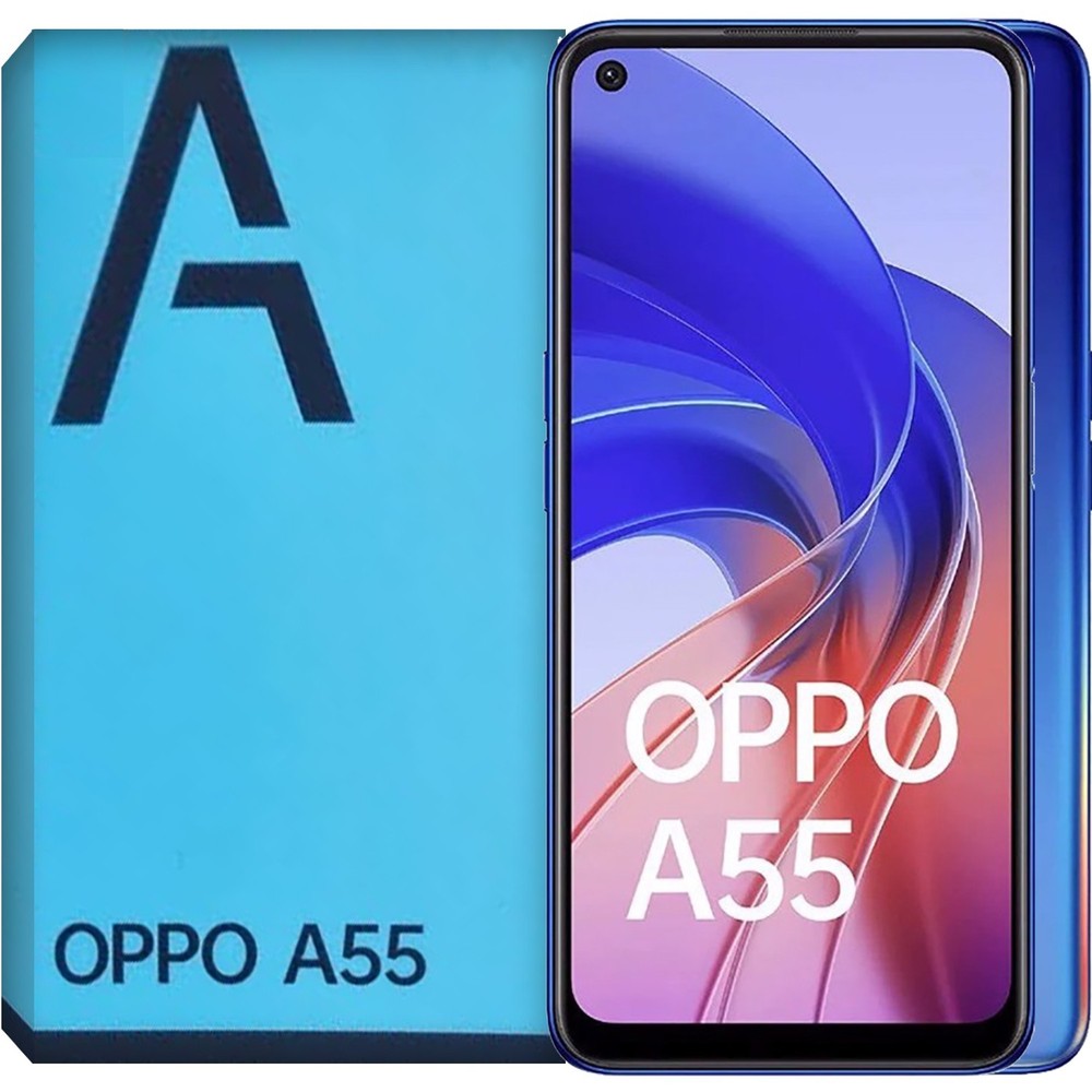 Oppo A55 4G Rainbow Blue 64GB + 4GB Dual-SIM Factory Unlocked GSM NEW