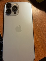 Apple iPhone 13 Pro Max MLKP3LL/A 128GB Silver iOS Smartphone