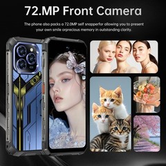 Rugged Moblie 16 Pro MAX 256G 5G Unlocked Smartphone Dual Sim 10000mAh