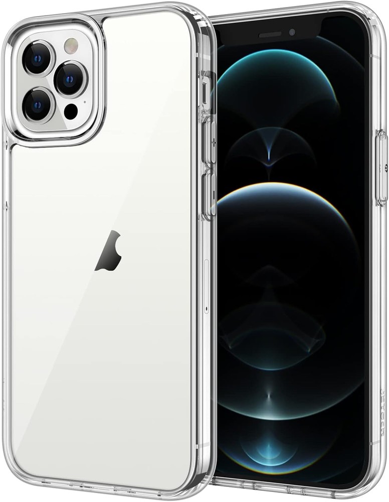 JETech Clear Shockproof Bumper Case for iPhone 12 Pro Max 6.7-Inch, Anti-Scratch