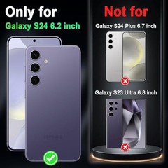 Galaxy S24 5G Case, Glow in The Dark Three Layer Heavy Duty Shockproof Rugged Ha