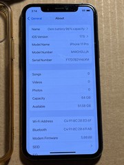 Apple iPhone 11 Pro – 64GB – Space Gray Unlocked A2160 CDMA + GSM READ