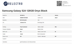 Samsung Galaxy S24 – 128 GB – Onyx Black (Verizon UNLK) Condition: Good