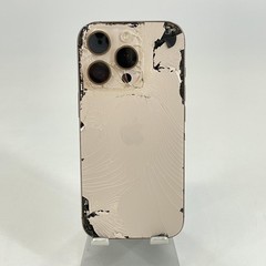 Apple iPhone 16 Pro Desert Titanium 256GB AT&T – Cracked Front/Back w LCD Bleed