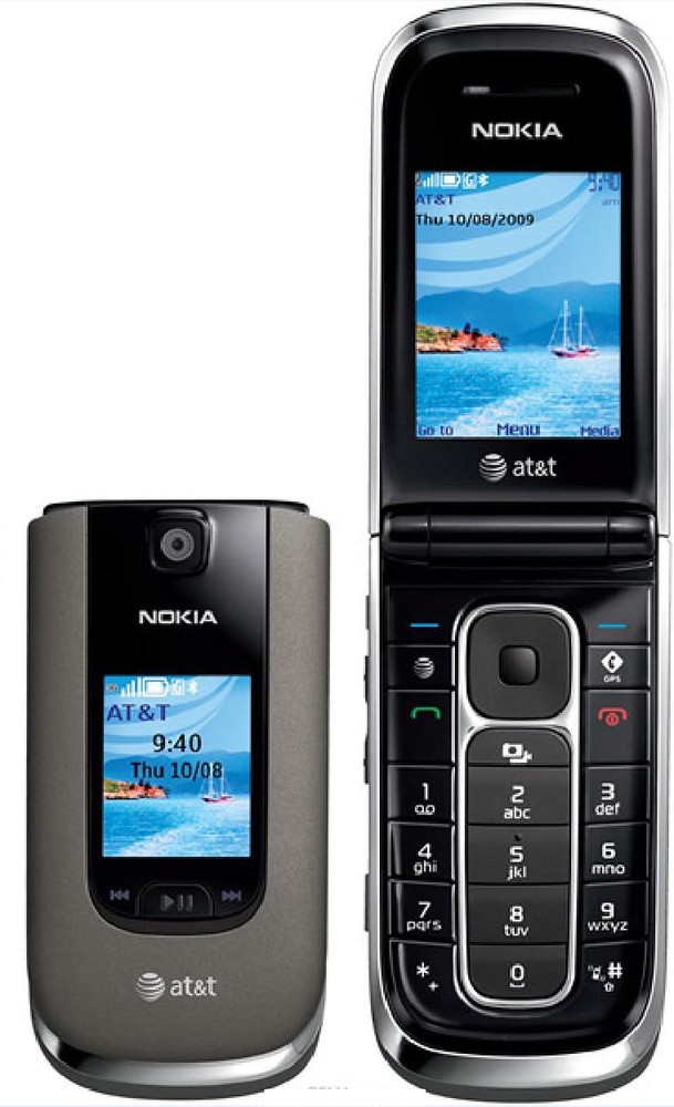 Unlocked Nokia 6350 6350F 2G GSM 3G HSDPA 850/1900/2100 AT&T Red Color