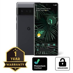 Google Pixel 6 Pro – 128 GB – Stormy Black (Unlocked) Smartphone – Very Good