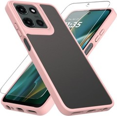 Motorola Moto G 5G 2025/2026 & Moto G Play 2026 Case with Tempered Glass Protect