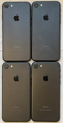 LOT OF FOUR USED GSM UNLOCKED APPLE iPhone 7, 128GB A1660 MNAJ2LL/A PHONES