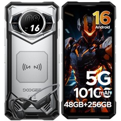 DOOGEE S200 5G Rugged Smartphone Unlocked 48GB+256GB Android16 10100mAh NFC 2026