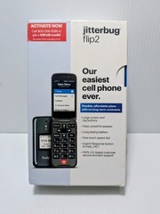 8 Jitterbug Flip 2 Cell Phone Seniors Graphite Gray Brand New in Box