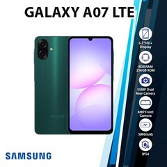 Samsung Galaxy A07 LTE Android Cell Phone (GREEN/8GB+256GB/Dual SIM/Unlocked)