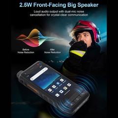 4G LTE 4.0 in Android 15 Rugged Smartphone Outdoors Builder Dual SIM UNIWA F400