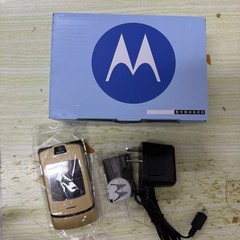 Unlocked Motorola RAZR V3i Dolce Gabbana Gold GSM Flip Bluetooth Mobile Phone