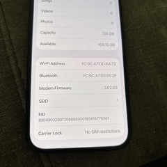 Apple iPhone 15 128GB Black Verizon Sim Unlocked