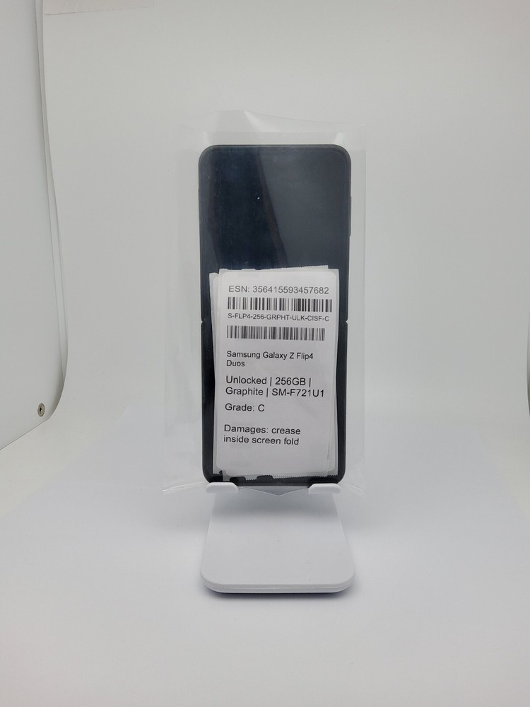 Samsung Galaxy Z Flip4 – 256 GB – Graphite (Unlocked) *PLEASE READ*