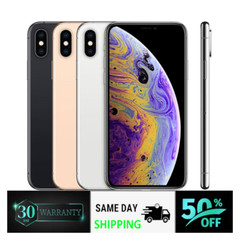 Apple iPhone XS 64GB|256GB Unlocked Verizon Cricket Dual SIM (nano-SIM/eSIM)