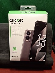 CRICKET WIRELESS DEBUT S3, 64GB,Expandable Up To 512GB,