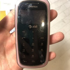 Pantech Impact P7000 AT&T Pink Slider Phone – USED WORKS