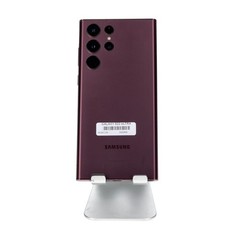 Samsung Galaxy S22 Ultra SM-S908U 128GB Unlocked Burgundy Excellent Refurbished
