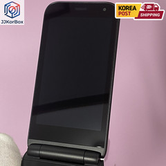 ALT MIVE AT-M120 Style Folder Phone 32GB LTE/3G Unlocked Black Used-SS-Grade KOR