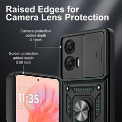 for Moto G Stylus 5G 2024 Case with Tempered Glass Screen Protector [2 Pcs]