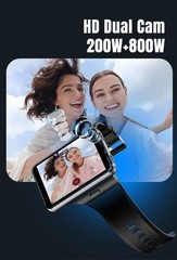 2.88″ Larger Screen 4G Smart Watch Android 11 Dual Camera WIFI GPS SIM Support