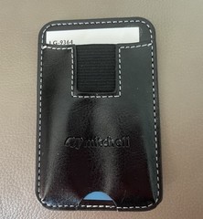 Leeman Venezia Phone Wallet Credit Card License Stick on Back of Phone Pocket