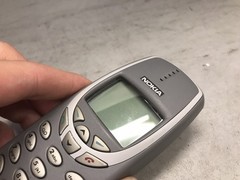 Nokia 3360 – Silver (Cingular) Candybar Phone – Not Tested, Great Condition
