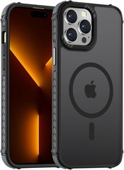 Strong Magnetic Case for iPhone 14 Pro Max 6.7-Inch, Translucent Matte Shockproo