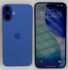 Apple iPhone 16 Plus A3082 256GB Ultramarine 97% battery health Unlocked phone