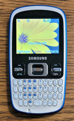 Samsung Freeform SCH-R350 – White & Blue (CDMA) Cellular Phone – Very Rare Color
