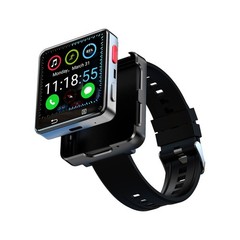 2.64″ Larger Screen 4G Smart Watch Android 11 Dual Camera WIFI GPS 4+64GB