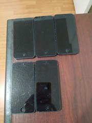 Lot of 5 Apple iPhone 5 32GB (1pc) 16GB(4pcs) A1428 / A1429 Gray