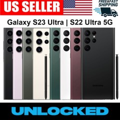 ❗NEW Samsung Galaxy S23 Ultra S22 Ultra S22+ S22 5G SM-S918U1 SM-S908U Unlocked